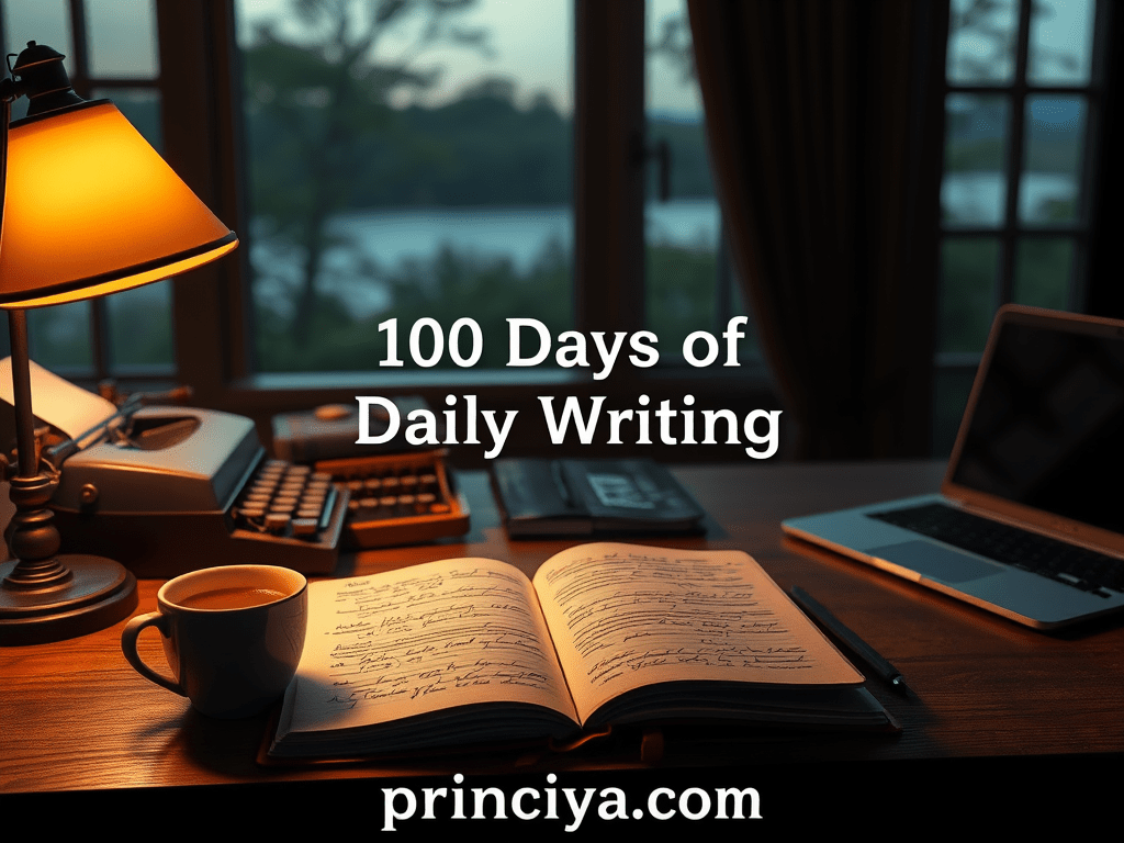 100 Days of Daily Writing: The Unplanned Streak and the Joy of Showing&nbsp;Up
