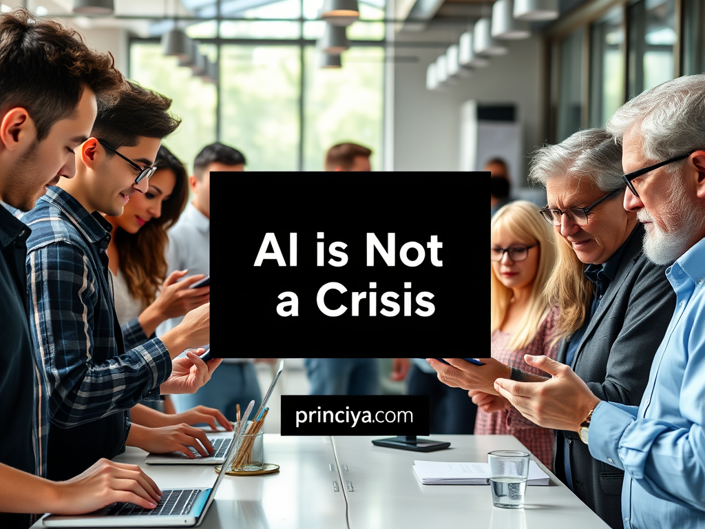 Whyit Why AI Feels Like a Crisis, and Why It Isn’t – Princiya Sequeira